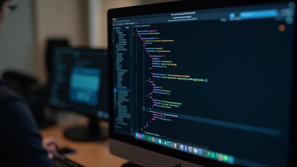 Code editor showing CSS variables and theme implementation with light and dark mode selectors